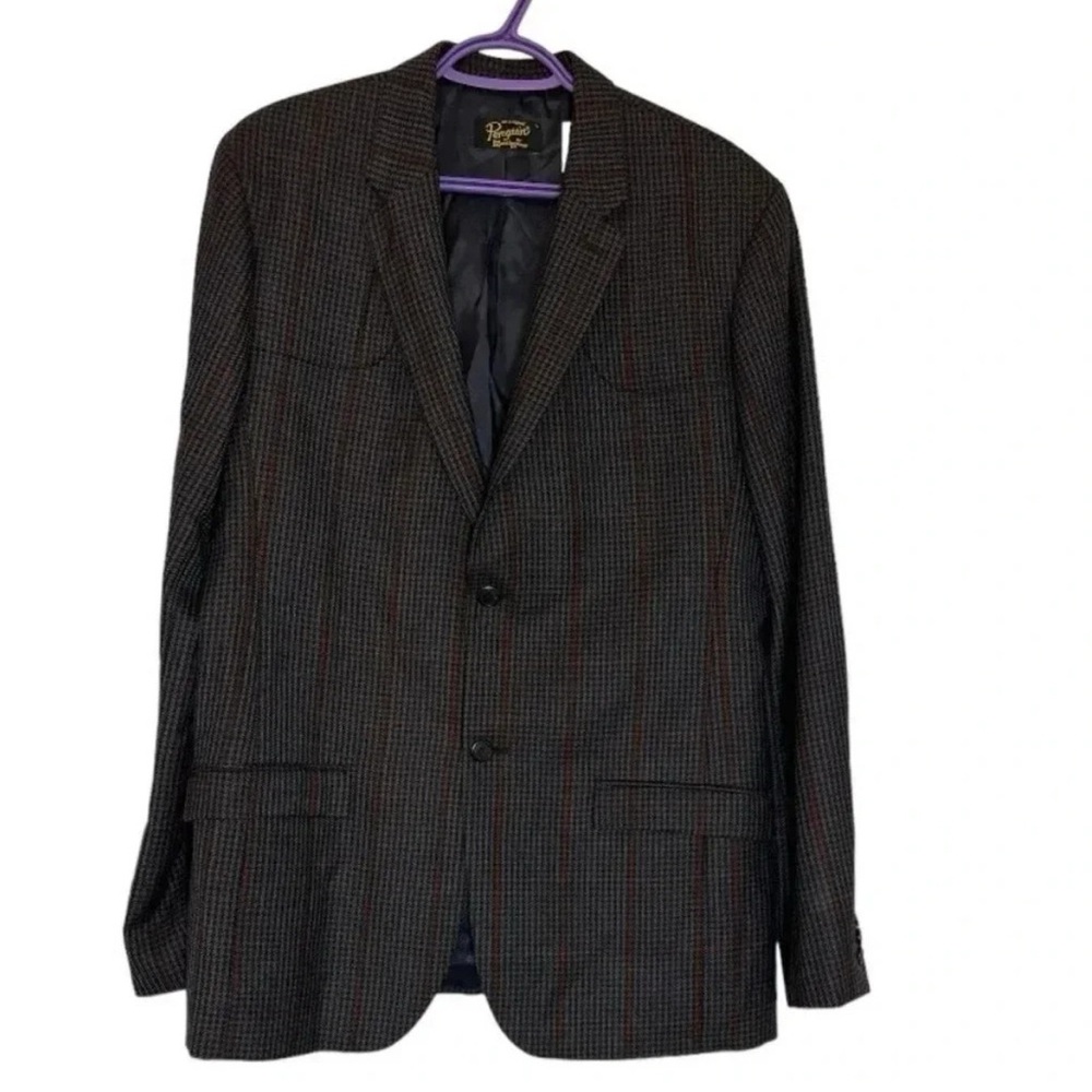 NWT Original Penguin Wool Sport Coat with Subtle Pattern